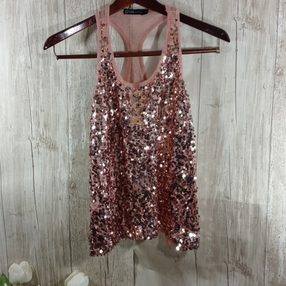 Grass Collection | Sequin pink | S